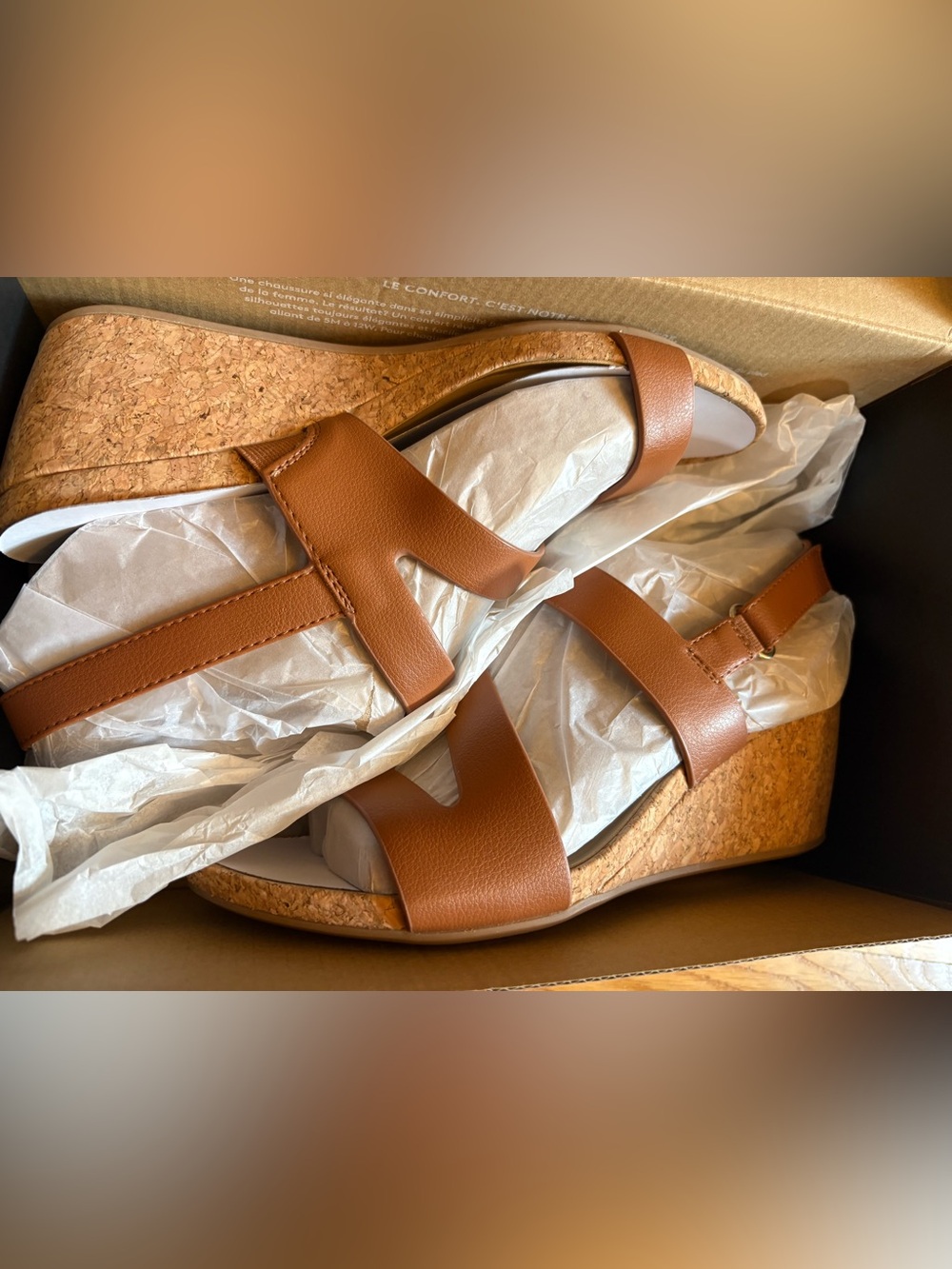 Naturalizer “Adria” wedge sandals, NWT - Picture 7 of 8
